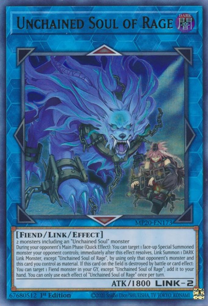 Âme de rage déchaînée [MP20-EN173] Ultra Rare 