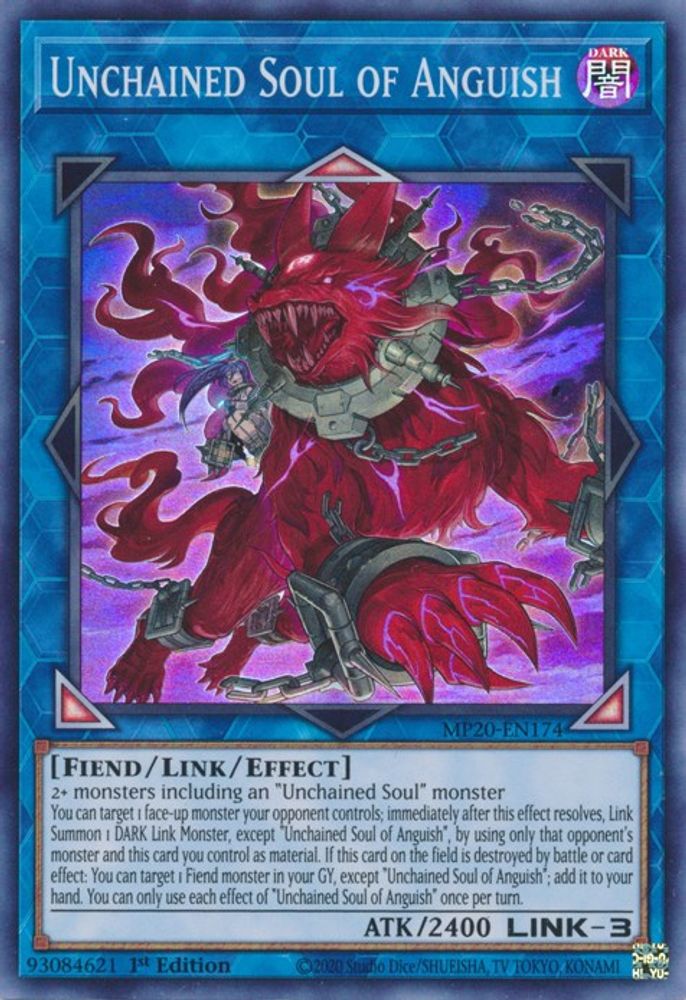 Unchained Soul of Anguish (MP20-EN174) - Super Rare