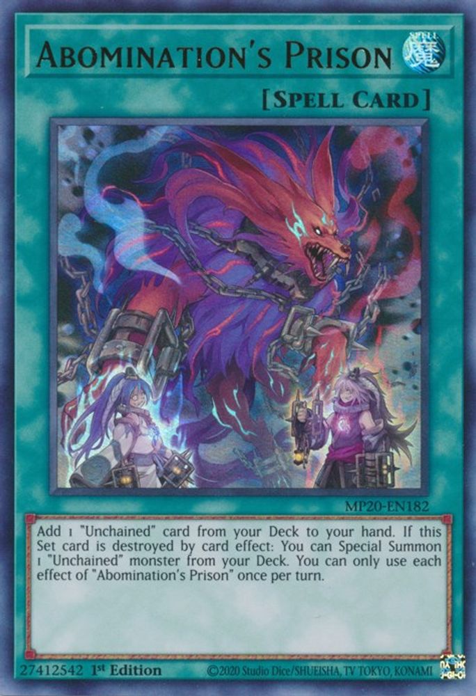 Abomination's Prison (MP20-EN182) - Ultra Rare