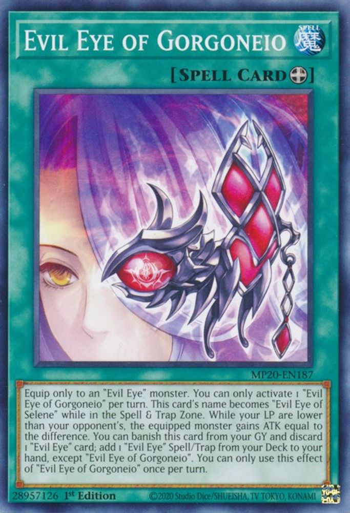 Evil Eye of Gorgoneio (MP20-EN187) - Common