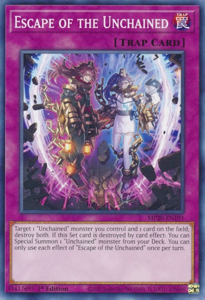 Escape of the Unchained (MP20-EN191) - Common
