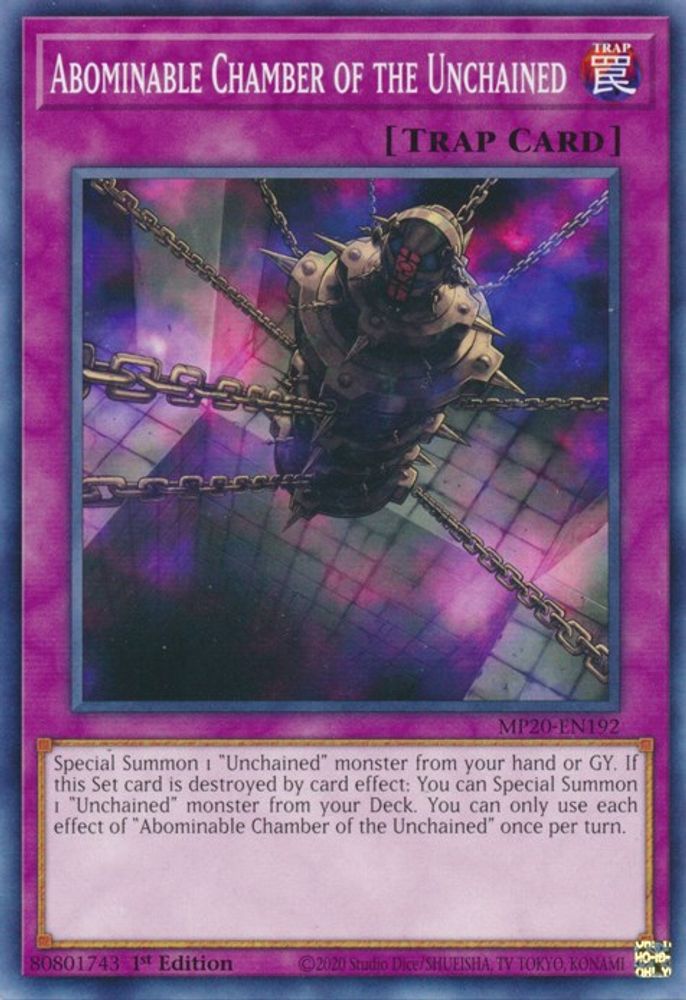 Abominable Chamber of the Unchained (MP20-EN192) - Common