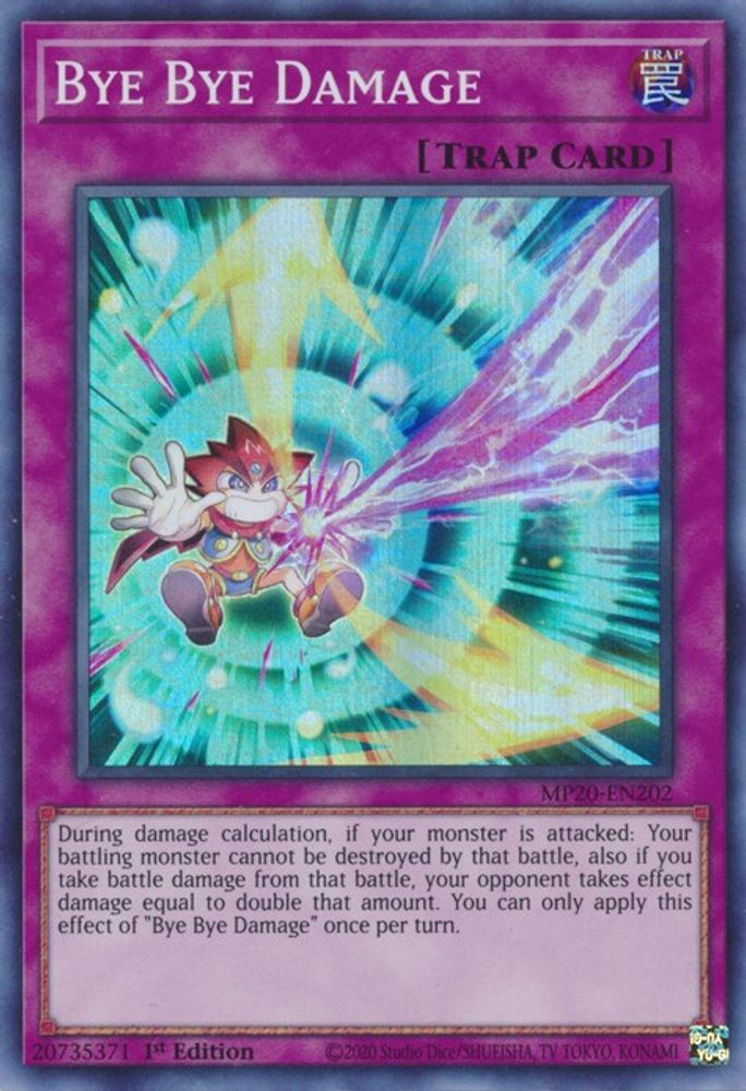 Bye Bye Damage (MP20-EN202) - Super Rare