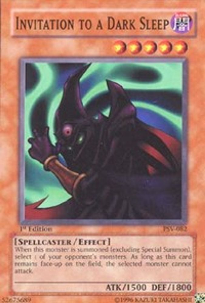 Invitation to a Dark Sleep (PSV-082) - Common
