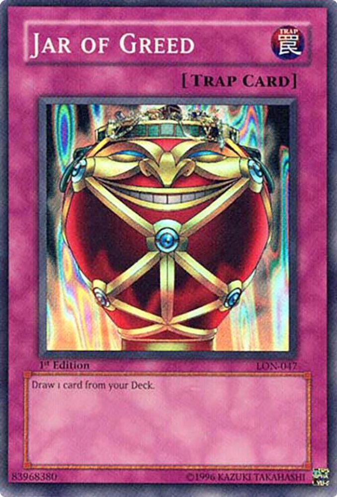 Jar of Greed (LON-047) - Super Rare