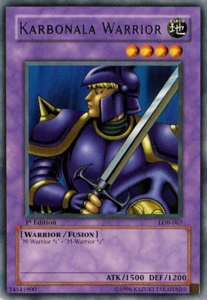 Karbonala Warrior (LOB-067) - Rare