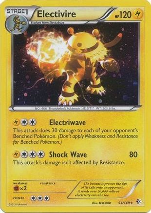Electivire - 54/149 (Cosmos Holo)/149  - Holofoil - Promo