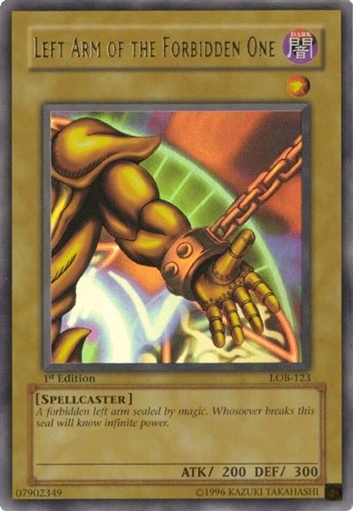 Left Arm of the Forbidden One (LOB-123) - Ultra Rare
