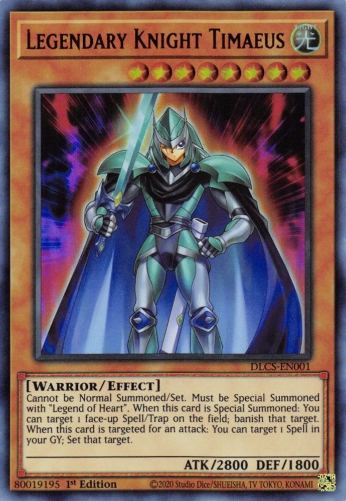 Legendary Knight Timaeus (DLCS-EN001) - Ultra Rare