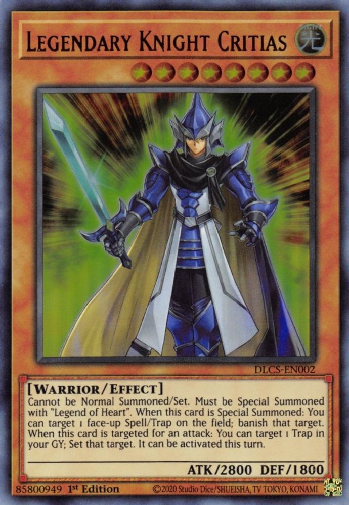 Legendary Knight Critias (DLCS-EN002) - Ultra Rare