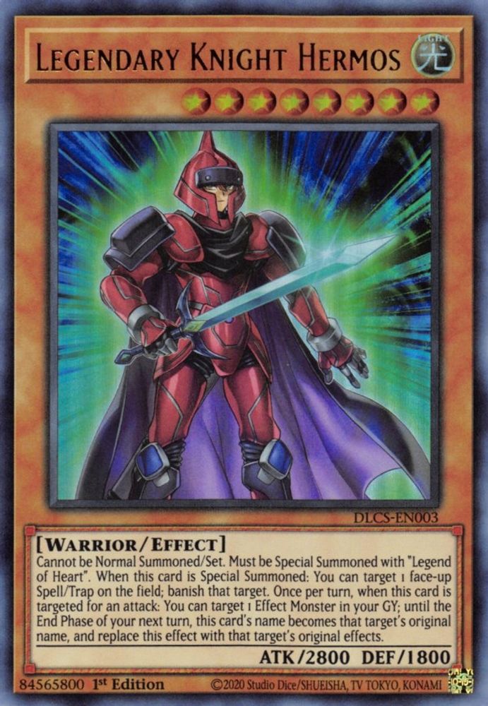 Legendary Knight Hermos (DLCS-EN003) - Ultra Rare