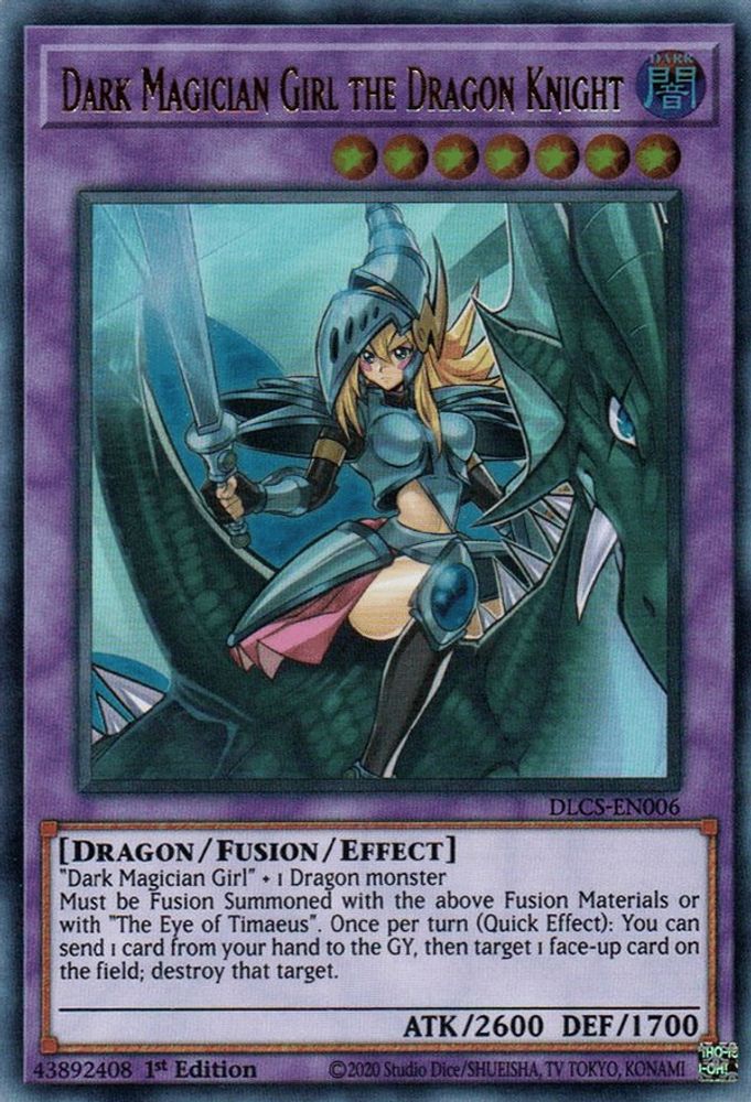 Dark Magician Girl the Dragon Knight (DLCS-EN006) - Ultra Rare