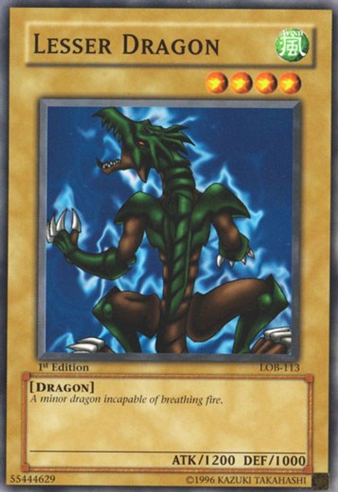 Lesser Dragon (LOB-113) - Common