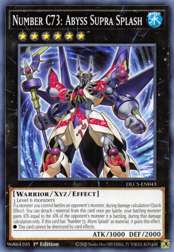 Number C73: Abyss Supra Splash (DLCS-EN043) - Common