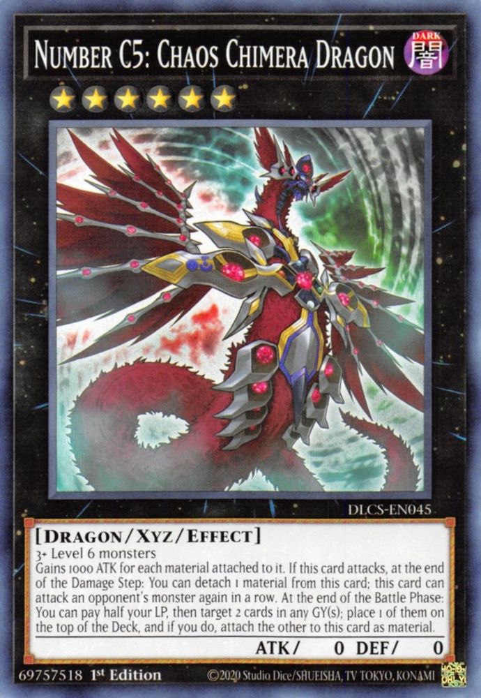 Numéro C5 : Dragon Chimère du Chaos [DLCS-EN045] Commun 