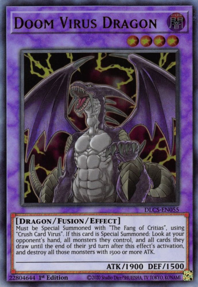 Doom Virus Dragon (DLCS-EN055) - Ultra Rare