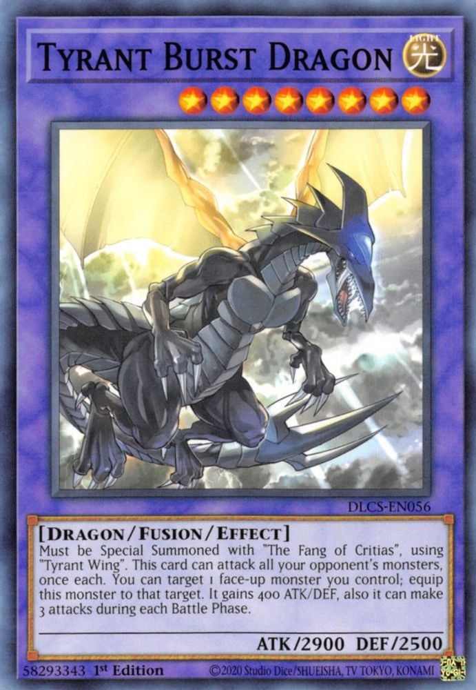 Tyrant Burst Dragon [DLCS-EN056] Commun 