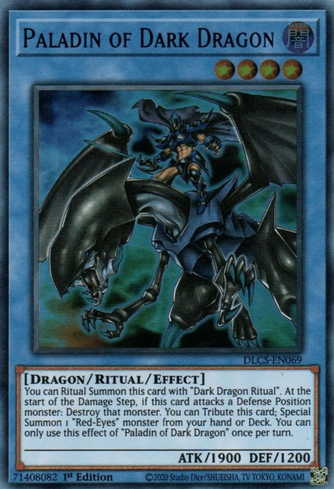 Paladin du Dragon Noir [DLCS-EN069] Ultra Rare 