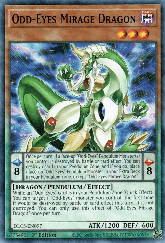 Odd-Eyes Mirage Dragon (DLCS-EN097) - Common