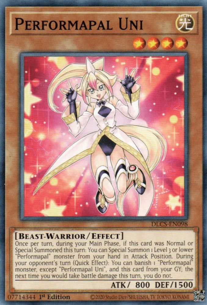 Performapal Uni [DLCS-EN098] Commun 