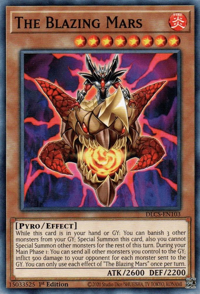 The Blazing Mars (DLCS-EN103) - Common