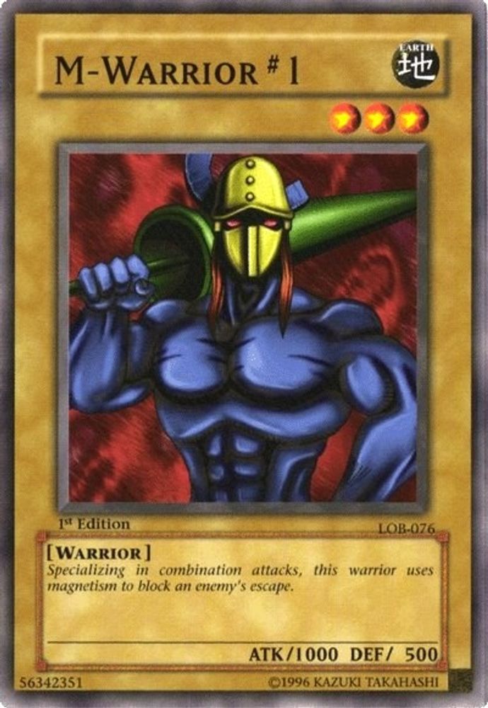 M-Warrior #1 (LOB-076) - Common