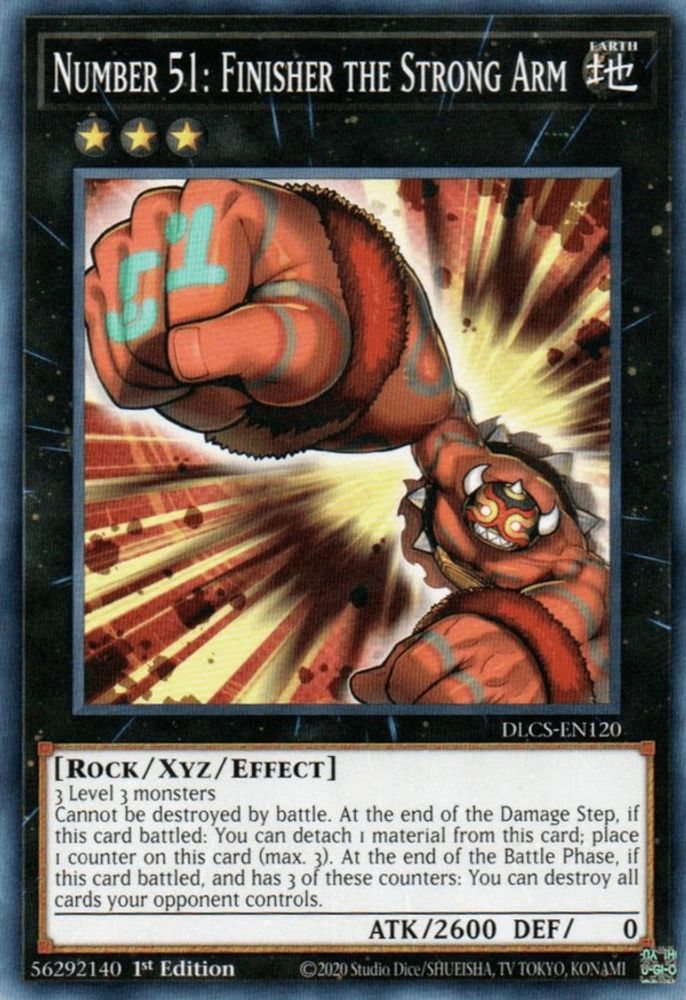 Number 51: Finisher the Strong Arm (DLCS-EN120) - Common