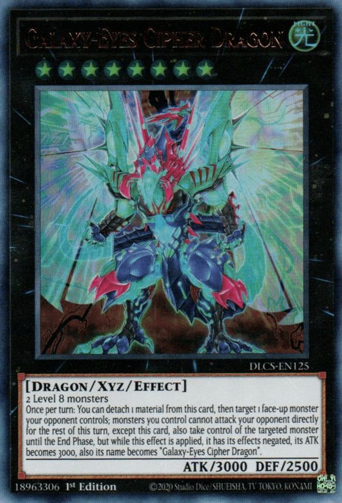 Galaxy-Eyes Cipher Dragon (DLCS-EN125) - Ultra Rare