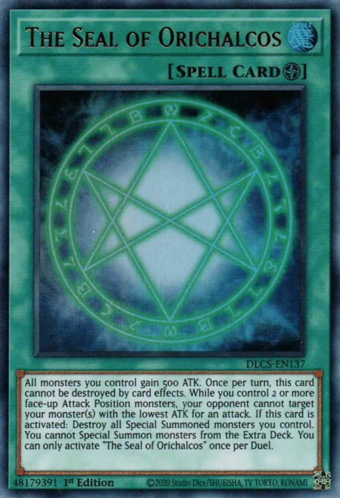 The Seal of Orichalcos (DLCS-EN137) - Ultra Rare