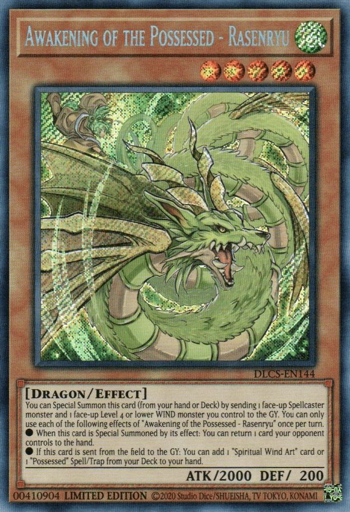 Awakening of the Possessed - Rasenryu (DLCS-EN144) - Secret Rare