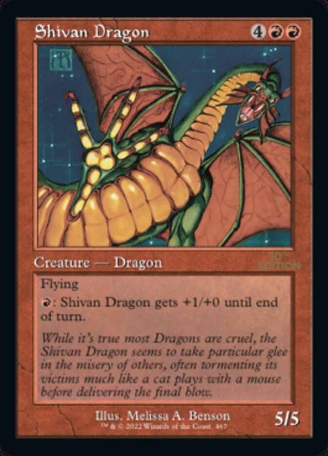 Shivan Dragon (Rétro) [Édition 30e anniversaire] 