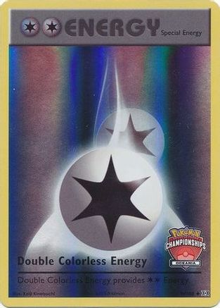 Double Colorless Energy - 90/108 (Oceania Championships)/108  - Reverse Holofoil - Promo