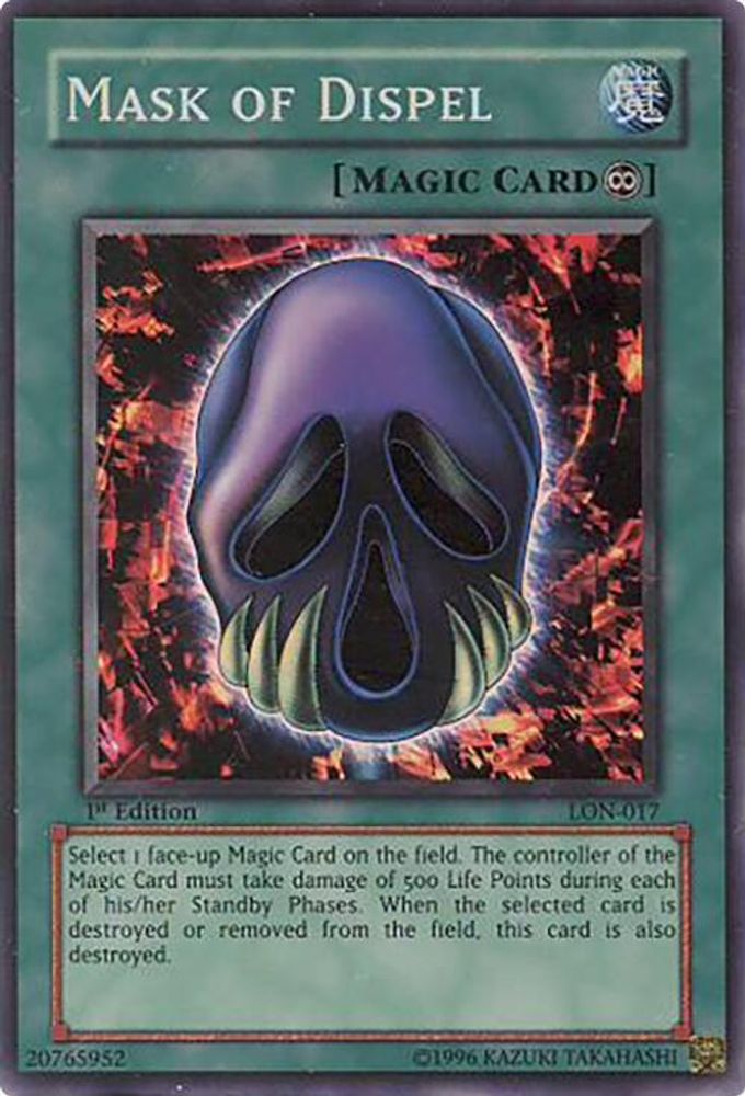Mask of Dispel (LON-017) - Super Rare