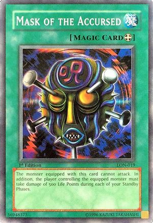 Mask of the Accursed (LON-019) - Super Rare