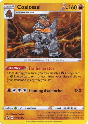 Coalossal - SWSH054/054  - Holofoil - Promo