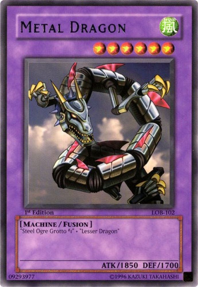 Metal Dragon (LOB-102) - Rare