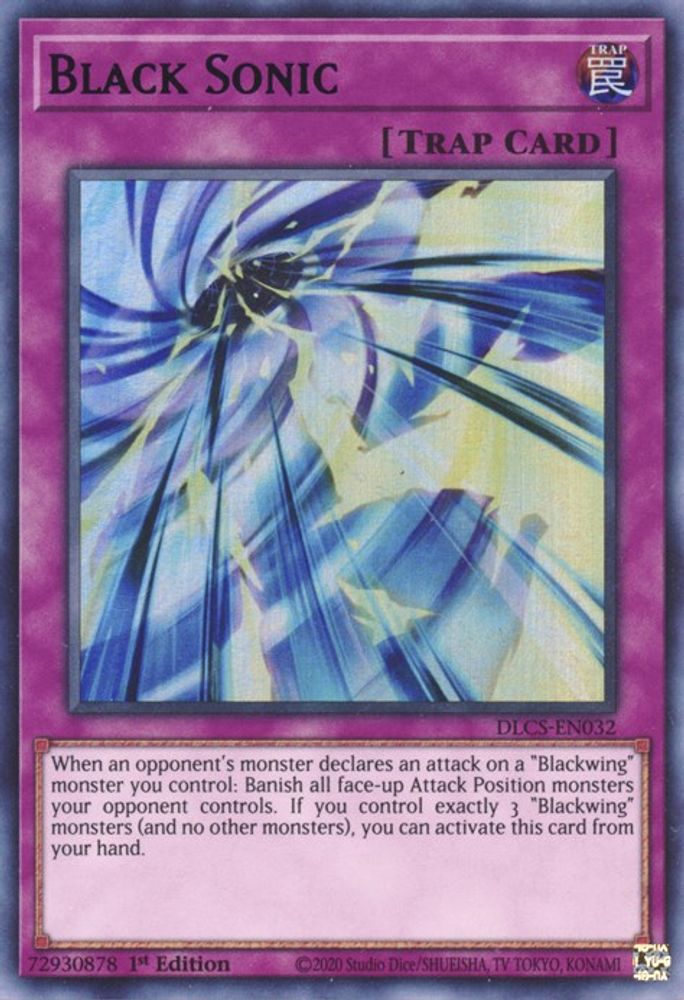 Black Sonic (Purple) (DLCS-EN032) - Ultra Rare