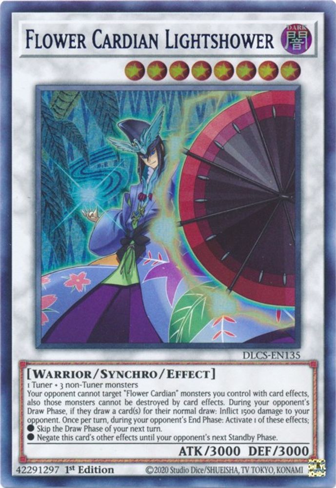 Flower Cardian Lightshower (Blue) (DLCS-EN135) - Ultra Rare