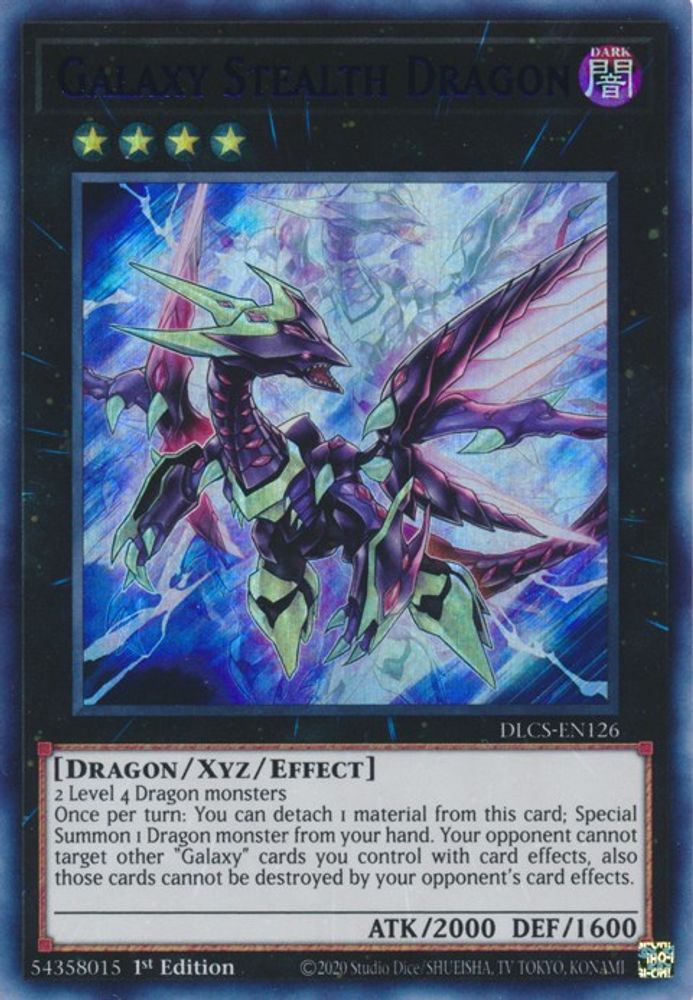 Galaxy Stealth Dragon (Blue) (DLCS-EN126) - Ultra Rare