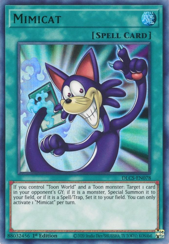 Mimicat (Green) (DLCS-EN078) - Ultra Rare