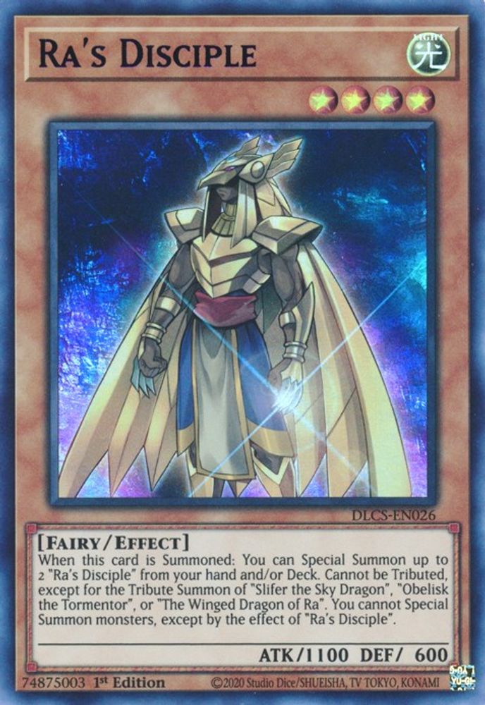 Ra's Disciple (Blue) (DLCS-EN026) - Ultra Rare