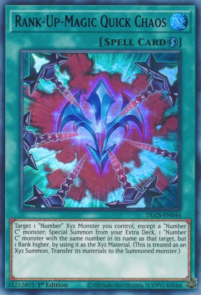 Rank-Up-Magic Quick Chaos (Blue) (DLCS-EN044) - Ultra Rare