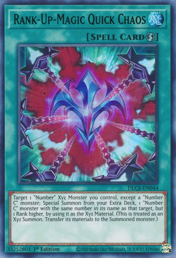 Rank-Up-Magic Quick Chaos (Green) (DLCS-EN044) - Ultra Rare