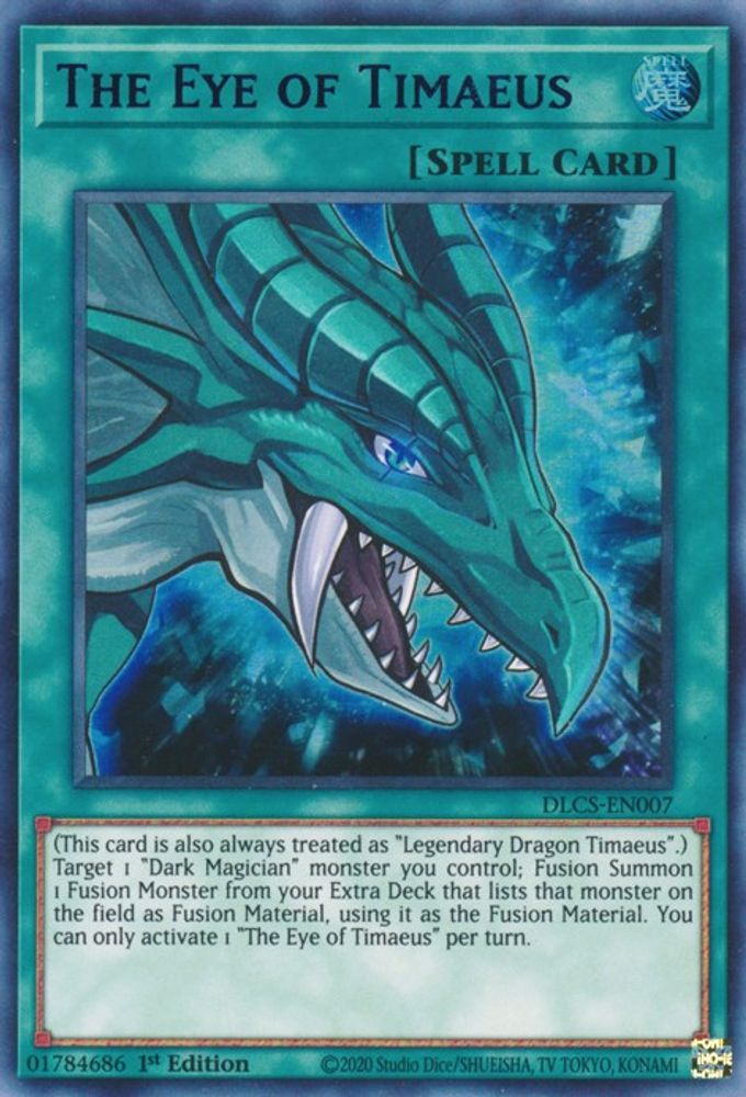 The Eye of Timaeus (Blue) (DLCS-EN007) - Ultra Rare