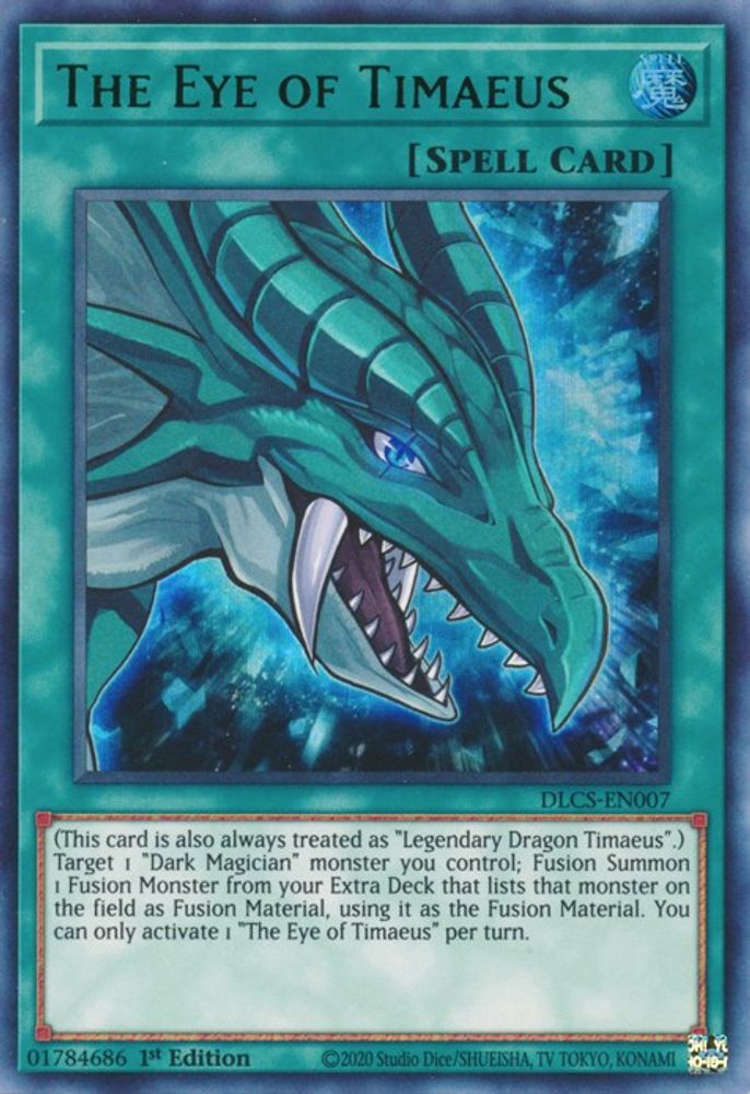 The Eye of Timaeus (Green) (DLCS-EN007) - Ultra Rare