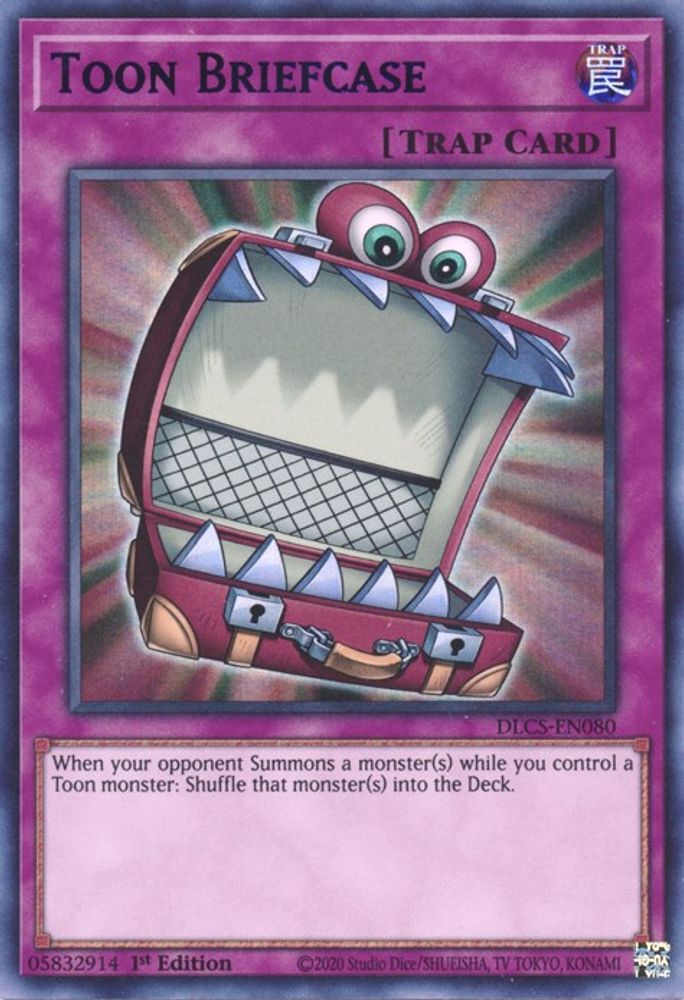 Toon Briefcase (Blue) (DLCS-EN080) - Ultra Rare