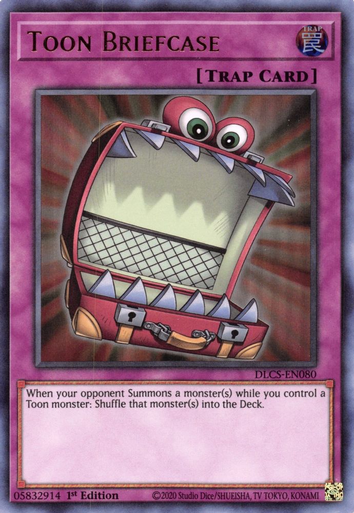 Toon Briefcase (Purple) (DLCS-EN080) - Ultra Rare