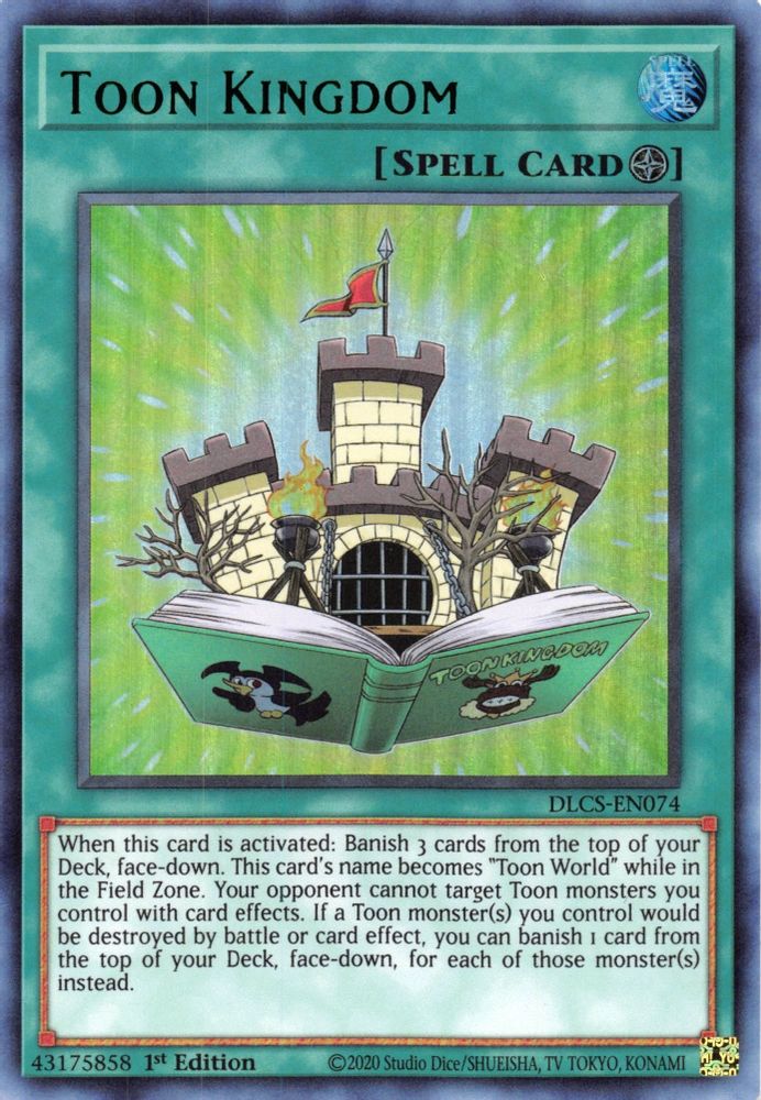 Toon Kingdom (Green) (DLCS-EN074) - Ultra Rare