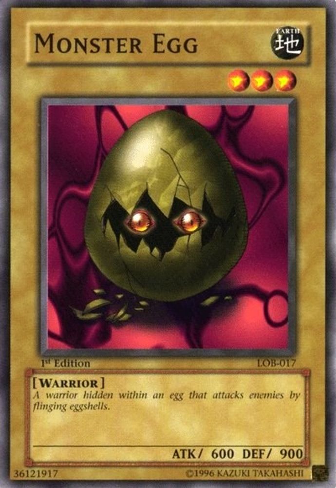 Monster Egg (LOB-017) - Common