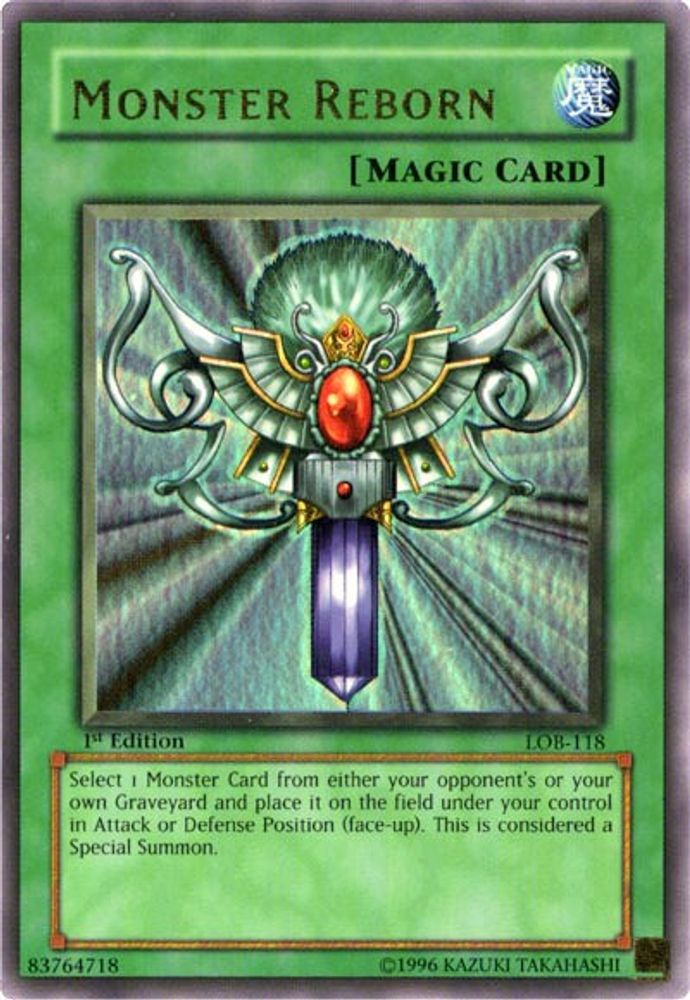 Monster Reborn (LOB-118) - Ultra Rare